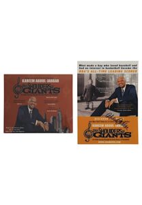 Kareem Abdul-Jabbar “On The Shoulders Of Giants” Audio Book & Autographed Promotional Card