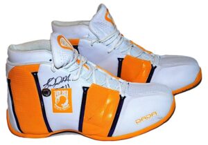 Karl Malone LA Lakers Game-Used & Autographed Sneakers