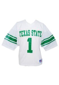 Kathy Ireland “Necessary Roughness” Movie Worn Texas State Football Jersey