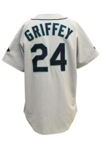 Ken Griffey Jr. “Dunlop” Player-Worn Advertisement Jersey