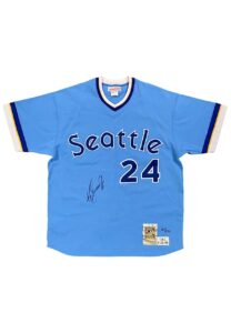 Ken Griffey Jr. Seattle Mariners Signed TBTC Mitchell & Ness Jersey