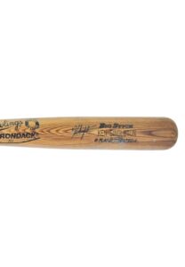 Ken Singleton Game-Used & Autographed Bat