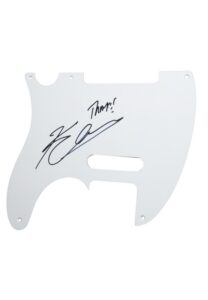 Kenny Chesney Signed Acoustic Guitar Pickguard