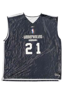 Kevin Garnett Minnesota Timberwolves Player Worn Practice Jersey