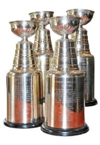 Kevin McClelland’s Edmonton Oilers Four Stanley Cup Trophies ­ 1984, ’85, ’87, ’88