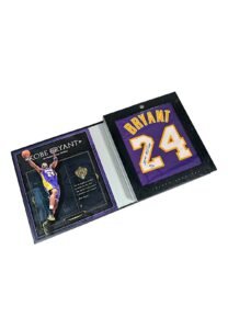 Kobe Bryant Autographed Number 24 Debut Jersey Display