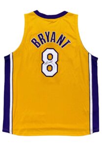 Kobe Bryant LA Lakers Autographed Home Jersey