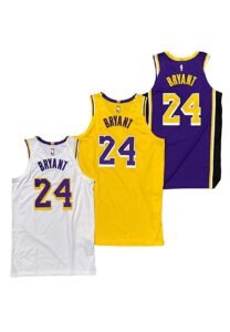 Kobe Bryant LA Lakers LE 8/24 Tribute Jerseys