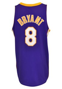 Kobe Bryant Los Angeles Lakers Autographed Replica Road Jersey