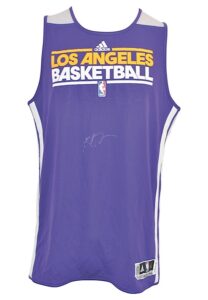 Kobe Bryant Los Angeles Lakers Player-Worn & Autographed Practice Jerseys