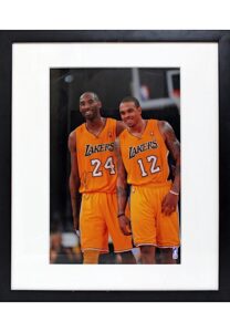 Kobe Bryant & Shannon Brown Los Angeles Lakers Dual-Signed Framed Display