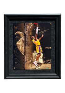 Kobe Bryant Signed & Framed Fastest to 20K Points Upper Deck 16×20 Poster