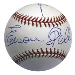 Lance Armstrong, Pele, Jim Brown & Wayne Gretzky Autographed Baseball