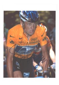 Lance Armstrong Signed Photo