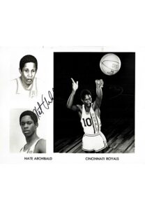 Large Grouping of 1960s Team Issue Basketball B&W Photos With Some Autographed