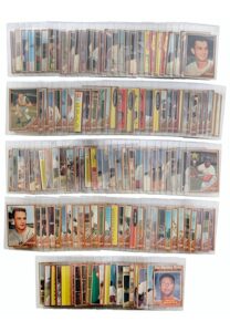 Large Grouping Of 1962 Topps Baseball Including Clemente, Musial, McCovey, Spahn & Many Others