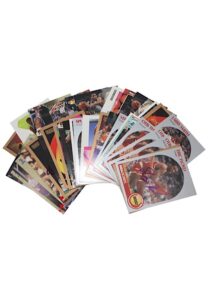 Large Grouping Of Autographed Sports Cards With Over 170 Signatures