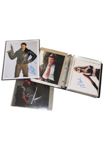 Large Grouping Of Movie Stars Autographed Photos Including Schwarzenegger, Hanks, Murray, DeNiro, Sandler & Many Others