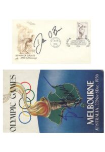 Large Lot Of Autographed Olympians