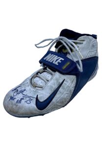 Larry Allen Dallas Cowboys Game-Used & Signed Cleat