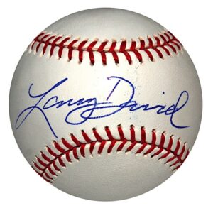 Larry David Single-Signed Baseball