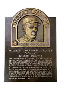 Larry Gardner Boston Red Sox Hall Of Fame Plaque