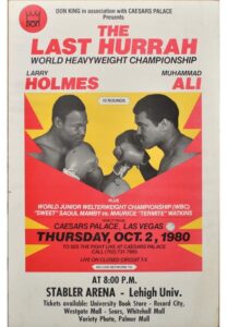 Larry Holmes Original Fight & Promotional Posters