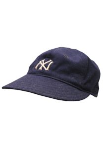 Late 1920s Bill Dickey New York Yankees Rookie Era Game-Used Cap