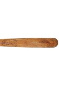 Late 1920s Billy Gleason Post-Career Factory Side-Written Bat