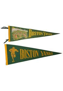 Late 1940s Boston Yanks Pennants