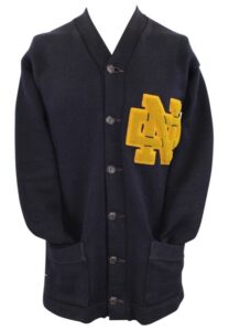 Late 1940s Notre Dame Fighting Irish Player-Worn Varsity Football Sweater