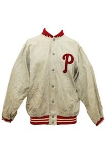 Late 1940s Philadelphia Phillies Player-Worn Flannel Jacket