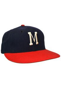 Late 1950s Andy Pafko Milwaukee Braves Game-Used & Autographed Cap