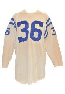 Late 1950s Bill Pellington Baltimore Colts Game-Used Road Jersey