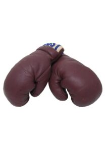 Late 1950’s Cassius Clay Amateur Training Worn Boxing Gloves