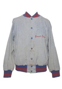 Late 1950s Coach Dick Harp University of Kansas Worn Coaches Jacket & Pair of 1940s Oversized Banners