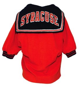 Late 1950s Dick Conover #33 Syracuse University Worn Warm-Up Jacket