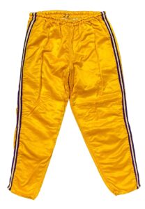 Late 1960s Elgin Baylor LA Lakers Player Worn Warm-Up Pants