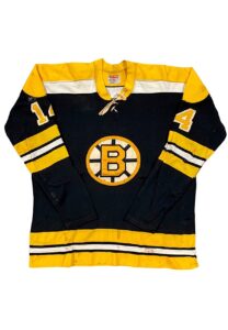 Late 1960s Glen Sather Boston Bruins Rookie Era Game-Used Jersey