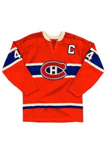 Late 1960s Jean Beliveau Montreal Canadiens Game-Used Wool Sweater