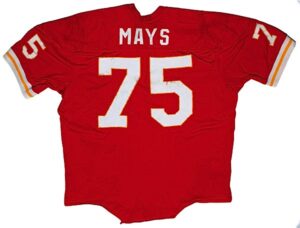 Late 1960’s Jerry Mays Kansas City Chiefs AFL Game-Used Home Jersey