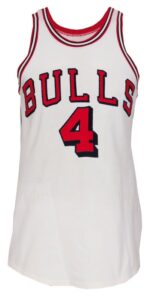 Late 1960s Jerry Sloan Chicago Bulls Game-Used Home Jersey