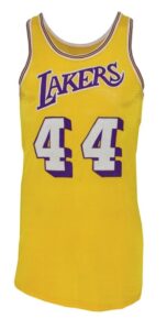 Late 1960s Jerry West Los Angeles Lakers Game-Used Home Uniform