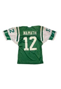 Late 1960s Joe Namath NY Jets Preseason/Practice Player-Worn & Autographed Jersey