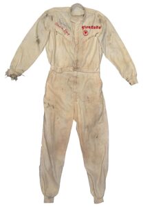 Late 1960s Richard Petty Race-Worn & Autographed Fire Suit