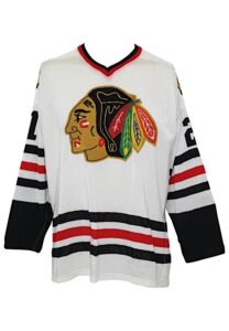 Late 1960s Stan Mikita Chicago Black Hawks Pro-Cut Durene Jersey