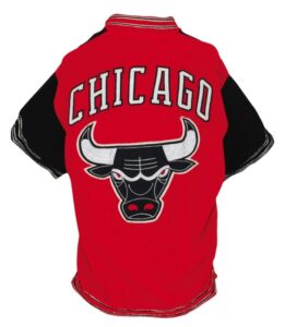 Late 1960s Tom Boerwinkle Rookie Era Chicago Bulls Worn Warm-Up Fleece Jacket