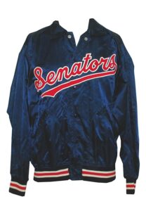 Late 1960’s Washington Senators Worn Warm-Weather Jacket with 1950’s, 1964 & 1967 Washington Senators Game-Used Caps