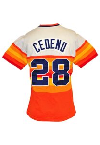 Late 1970s César Cedeño Houston Astros Game-Used Home Uniform