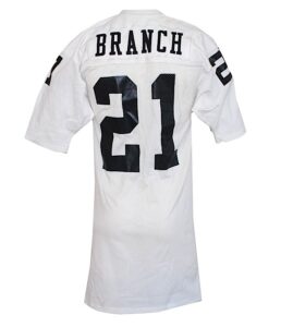 Late 1970s Cliff Branch Oakland Raiders Game-Used Road Jersey